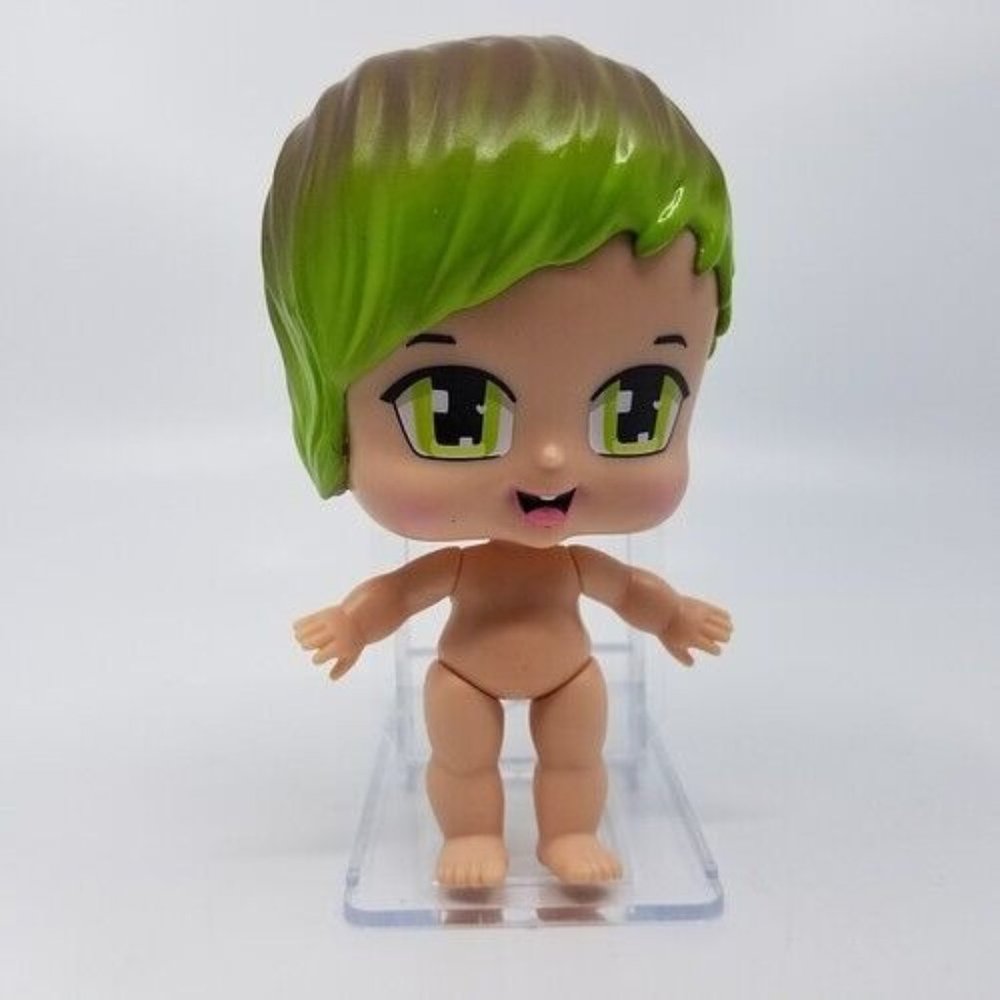 Boxy Girls Boxy Babies Charlie Doll w Green Outfit Girls Toy Figure 5.50 in